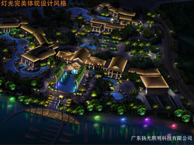 海南中铁丽湖半岛景观照明设计
